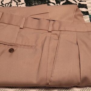 Stafford Men's Classic Tan Dress Pants